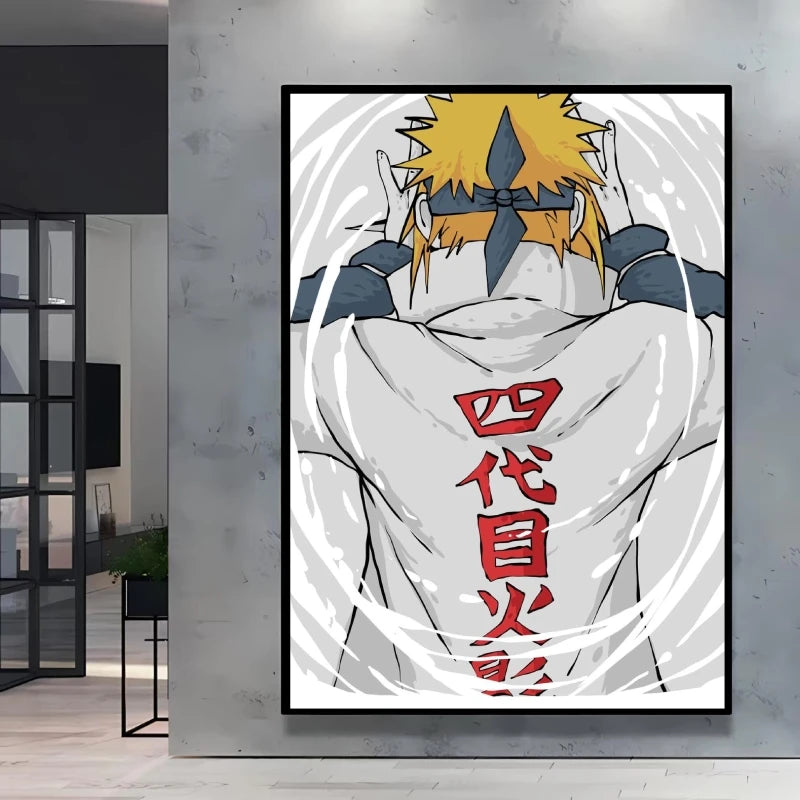 Canvas Posters Naruto Jiraiya Classic Anime Character High Quality Printing Not Fading Home Living Room Wall Decor Friend's Gift