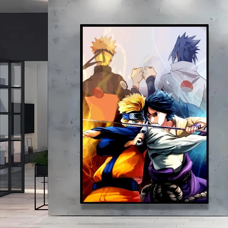Canvas Posters Naruto Jiraiya Classic Anime Character High Quality Printing Not Fading Home Living Room Wall Decor Friend's Gift
