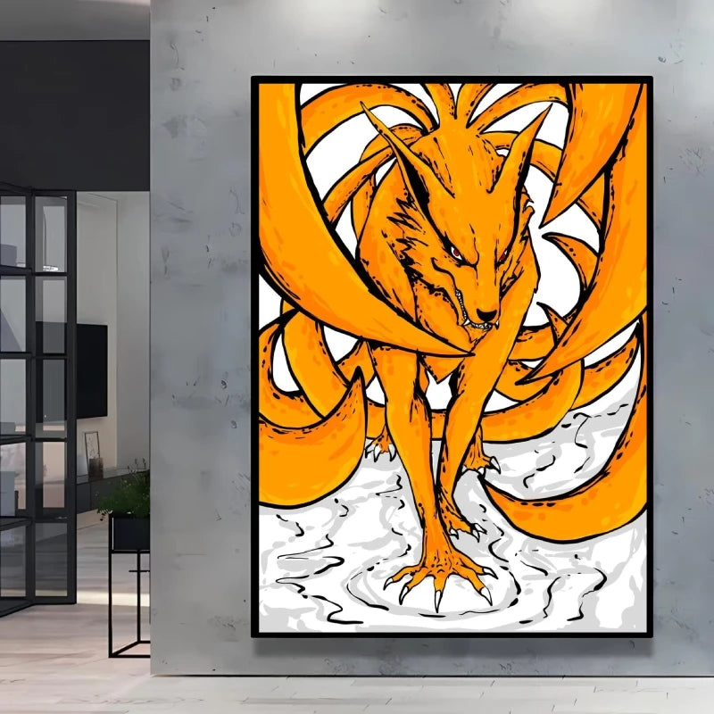 Canvas Posters Naruto Jiraiya Classic Anime Character High Quality Printing Not Fading Home Living Room Wall Decor Friend's Gift