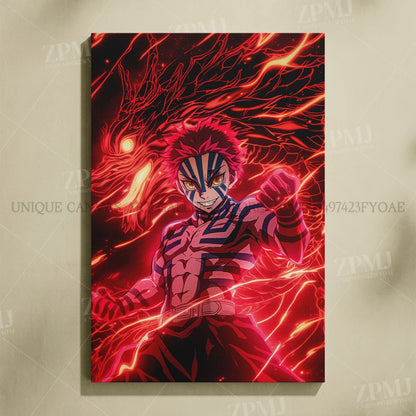 Anime Demon Slayer: Kimetsu No Yaiba Home Decor Hd Prints Poster Pictures Wall Artwork No Framed Canvas Painting For Living Room