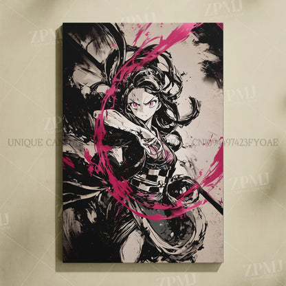 Anime Demon Slayer: Kimetsu No Yaiba Home Decor Hd Prints Poster Pictures Wall Artwork No Framed Canvas Painting For Living Room